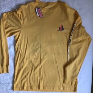 vineyards vines long sleeve graphic tee sail away